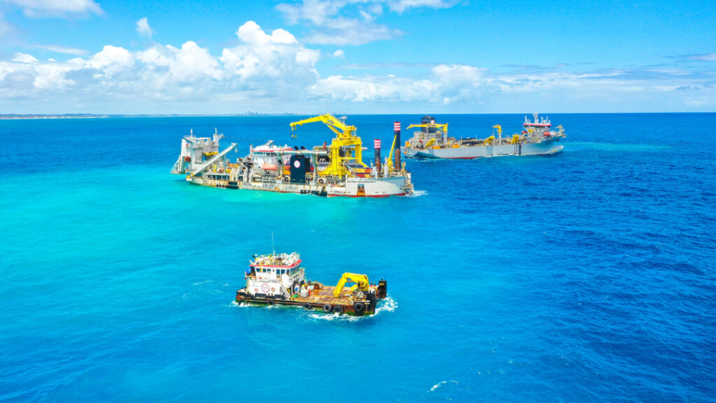 Jan de Nul na ampliação de portos por todo o país